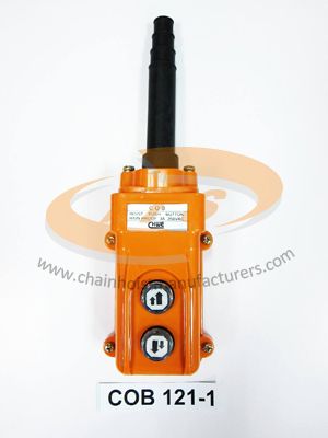 2 Buttons Electric Hoist Control Switch