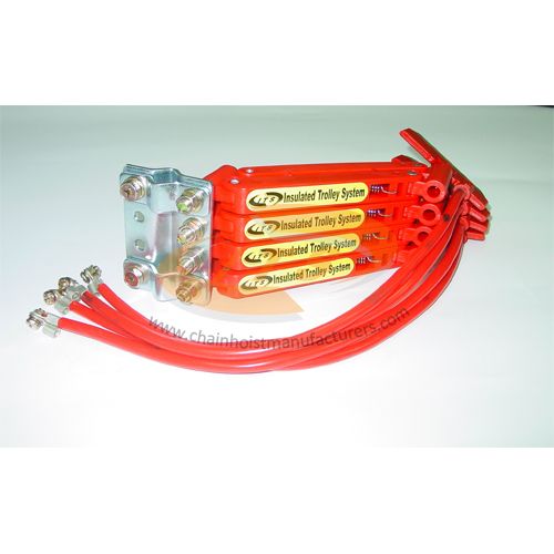 100A 4 Pole Insulated Conductor Current Collector