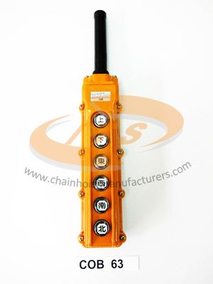 6 Buttons Control Hoist Switch 